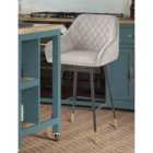 Molly and Milo London Bar Stool - Mink (pack Of Two)