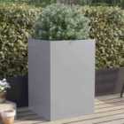 vidaXL Planter Silver 52X48X75cm Galvanised Steel