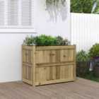 vidaXL Garden Planter 90x50x70 cm Impregnated Wood Pine