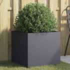 vidaXL Planter Anthracite 49X47X46cm Cold-rolled Steel