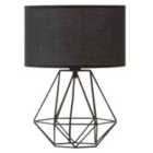 Interiors By Ph Wyra Black Iron Table Light