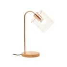 Interiors By Ph Stockholm Shiny Copper Curved Table Lamp