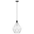 Interiors By Ph Wyra Chrome Gold Frame Pendant Light