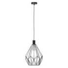 Interiors By Ph Wyra Black Gold Frame Pendant Light