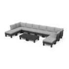 Keter Elements 10-Seater Modular Lounge Set / FR Cushions