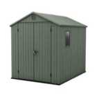 Keter Darwin 6x8 Shed - Green / Grey