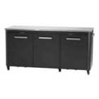 Kettler Cozze Outdoor Kitchen - 3 Door w/ Wheels Black 180 x 60 x 90cm