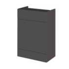 Hudson Reed 600Mm Wc Unit - Gloss Grey