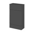 Hudson Reed Fusion 500 Wc Unit (255Mm Deep) - Gloss Grey