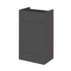 Hudson Reed 500Mm Wc Unit - Gloss Grey