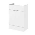Hudson Reed 600Mm Vanity Unit - Gloss White