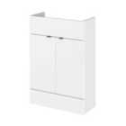 Hudson Reed 600Mm Vanity Unit - Compact - Gloss White
