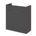 Hudson Reed 800Mm Vanity Unit - Gloss Grey