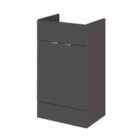 Hudson Reed 500Mm Vanity Unit - Gloss Grey