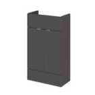 Hudson Reed 500Mm Vanity Unit - Compact - Gloss Grey