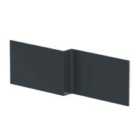 Hudson Reed 1700Mm Square Showerbath Front Panel - Satin Anthracite