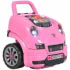 Kids Truck Engine Toy Set With Horn Light Car Key Age 3-5 Years, Pink