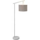 HOMCOM Floor Lamp w/ 350 degree Rotating Lampshade - Grey