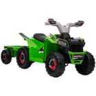 HOMCOM Electric Quad Bike, 6V Kids Ride-On ATV - Green