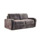 Jay-Be ® Deco Sofa Bed With E-sprung Mattress - Two Seater - Luxe Velvet Steel
