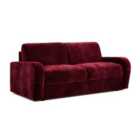 Jay-Be ® Deco Sofa Bed With E-sprung Mattress - Three Seater - Luxe Velvet Shiraz