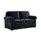 Jay-Be ® Heritage Sofa Bed With E-pocket Mattress - Two Seater - Luxe Velvet Charcoal