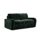 Jay-Be ® Deco Sofa Bed With E-sprung Mattress - Two Seater - Luxe Velvet Bottle Green