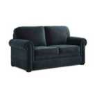 Jay-Be ® Heritage Sofa Bed With E-pocket Mattress - Two Seater - Cosy Chenille Cobalt