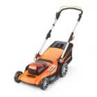 LawnMaster MX 24V 48V 46cm Cordless Lawnmower - 4 x Battery
