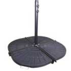 Samuel Alexander 4 Piece 14kg Black Hanging Banana Cantilever Garden Parasol Base Weights