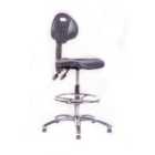 Chilli Seating Chrome Polyurethane Draughtsman Chair