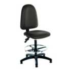Chilli Seating Mist 2 Draughtsman Chair - Black Vinyl