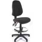 Chilli Seating Juno High Back Draughtsman Chair In Charcoal Fabric