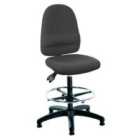 Chilli Seating Mist 2 Draughtsman Chair - Charcoal Fabric