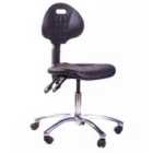 Chilli Seating Polyurethane Low Chair - Chrome