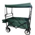 Samuel Alexander Folding Festival Camping Storage Trolley with Canopy & Waterproof Cover 100Kg capacity