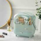 Livingandhome Dustproof Makeup Cosmetic Organizer - Green