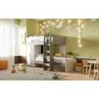 Flair Benito Bunk Bed White And Grey