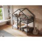 Flair Nest House Bunk Bed Grey