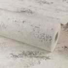 Grandeco On The Rocks Distressed Concrete Stone Textured Wallpaper 10m x 53cm Cream & Gold