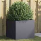 vidaXL Planter Anthracite 42x40x39 cm Cold-rolled Steel