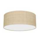 Milagro Ceiling Lamp Marshall White / Rattan 2 X E27