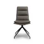 FURNITURE LINK Nobo Swivel Chair - Truffle (sold in 2's)