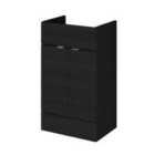 Hudson Reed 500Mm Vanity Unit - Black Woodgrain
