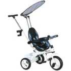 HOMCOM 6 In 1 Kids Tricycle W/ Removable Handle - Blue