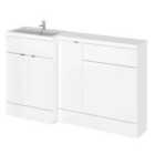 Hudson Reed Fusion 1500Mm Combination - Fd Option 2 - Lh - Gloss White