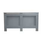 Jack Stonehouse Matt Grey Diamond Radiator Cover - Large