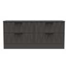 Ready Assembled Las Vegas 4 Drawer Bed Box In Graphite
