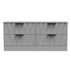 Ready Assembled Las Vegas 4 Drawer Bed Box In Dusk Grey