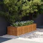 vidaXL Garden Raised Bed 194x50x36 cm Corten Steel